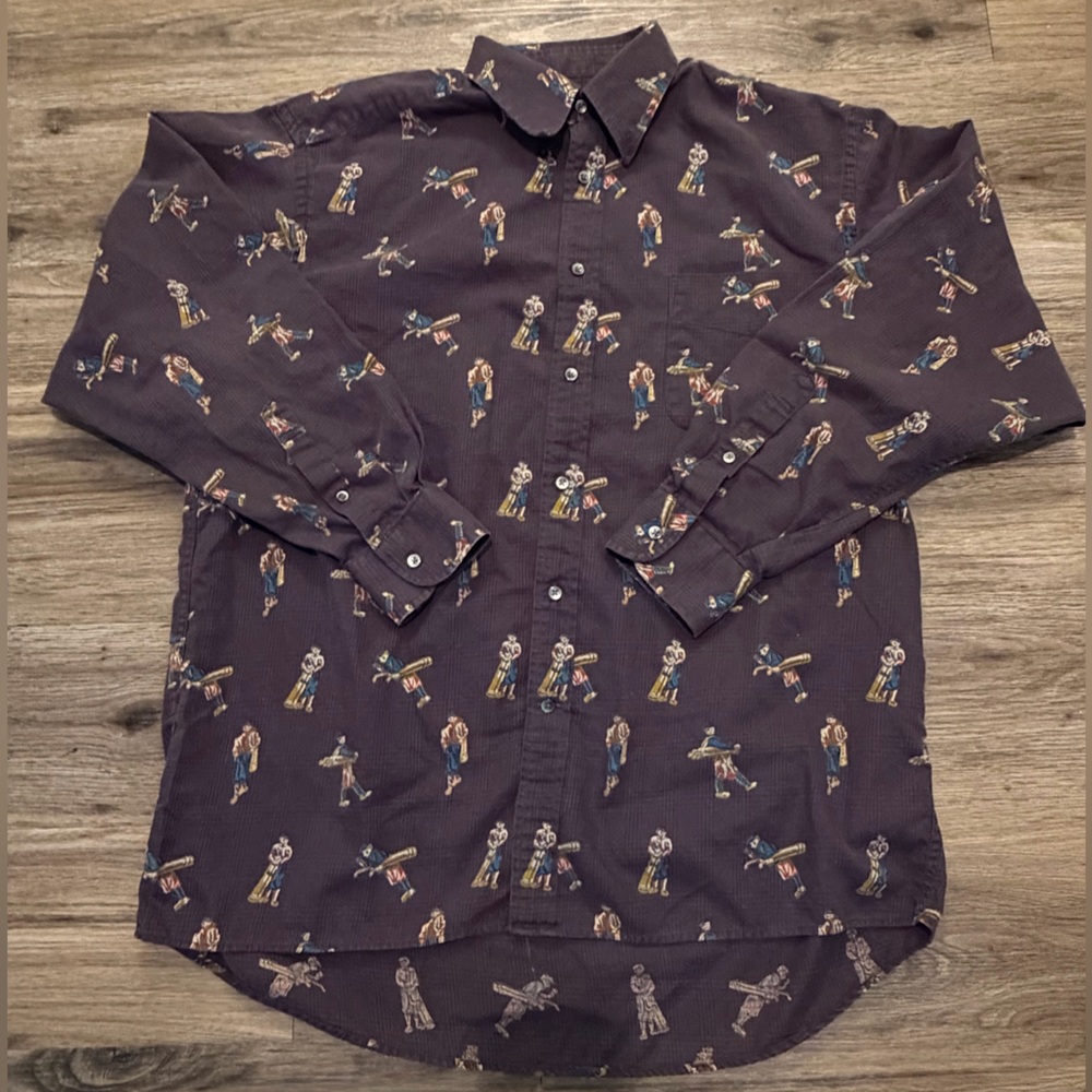 Vintage Bobby Jones Multicolor Patterned Shirt
